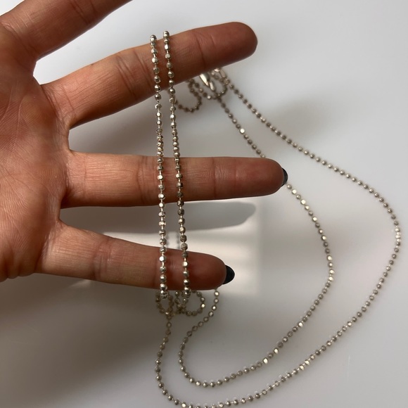 Vintage Chain Sterling Silver necklace 19” 925 - Picture 9 of 9